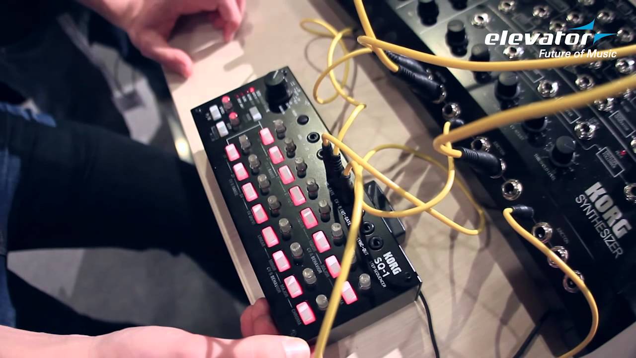 Elevator @ Musikmesse 2015: Korg MS-20M Kit + SQ1 (deutsch)