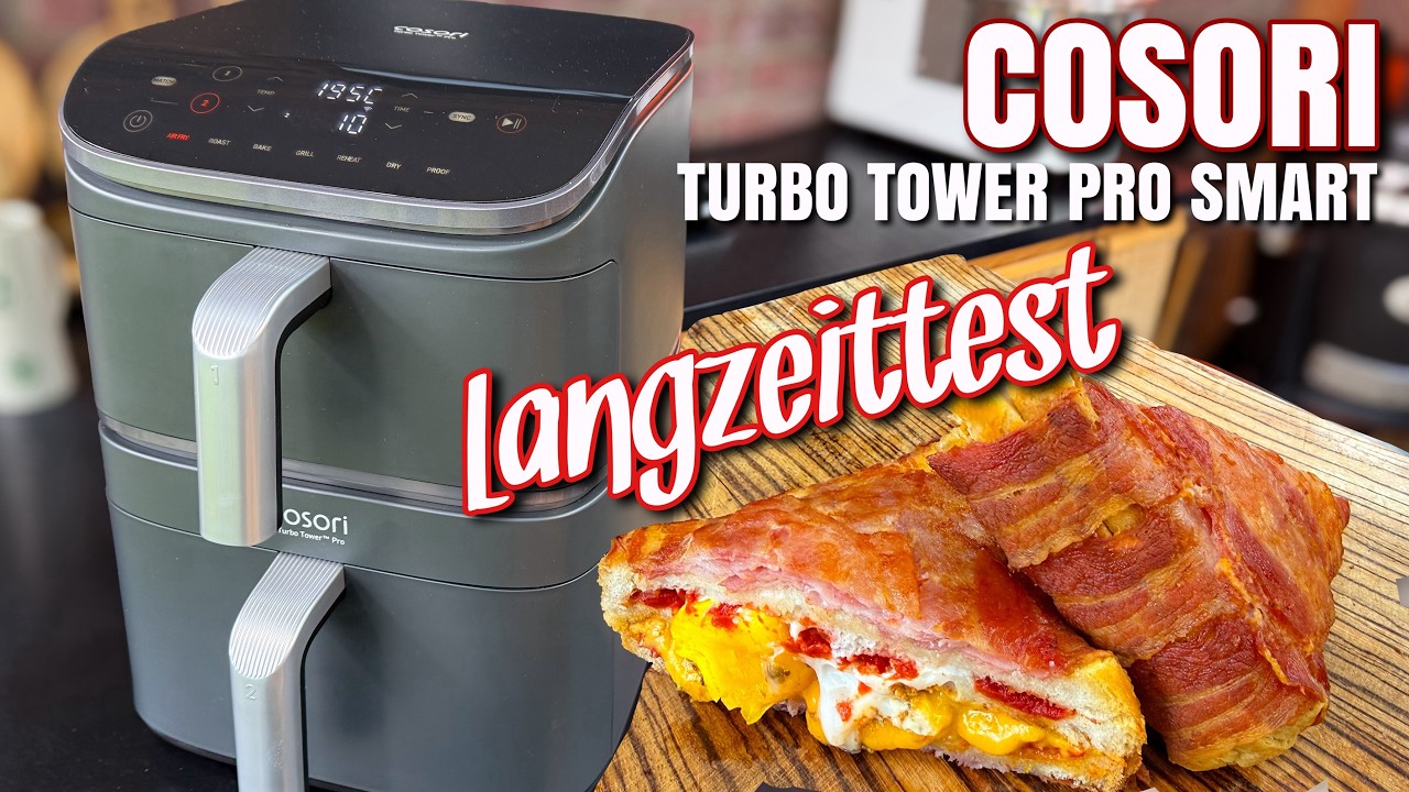 Airfryer Cosori Turbo Tower Pro Smart im Langzeittest (plus Code für Euch!)