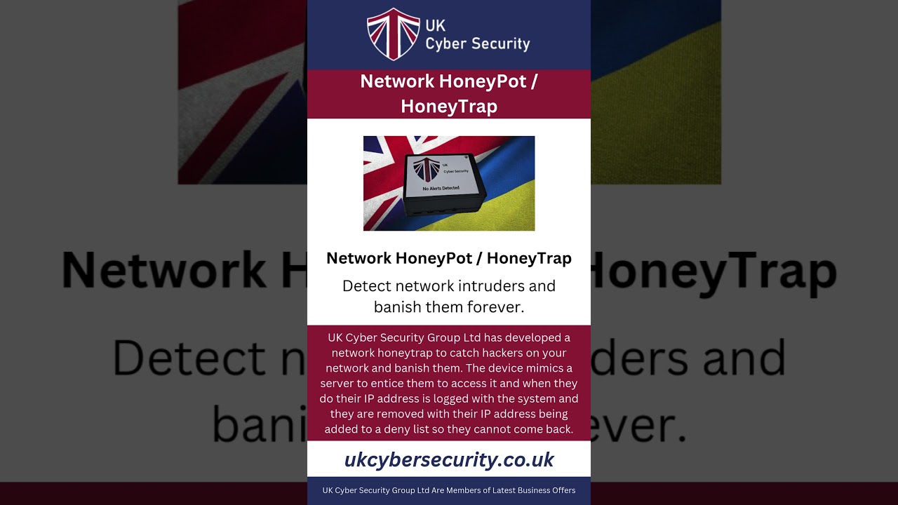 Network HoneyPot / HoneyTrap By UK Cyber Security Group Ltd