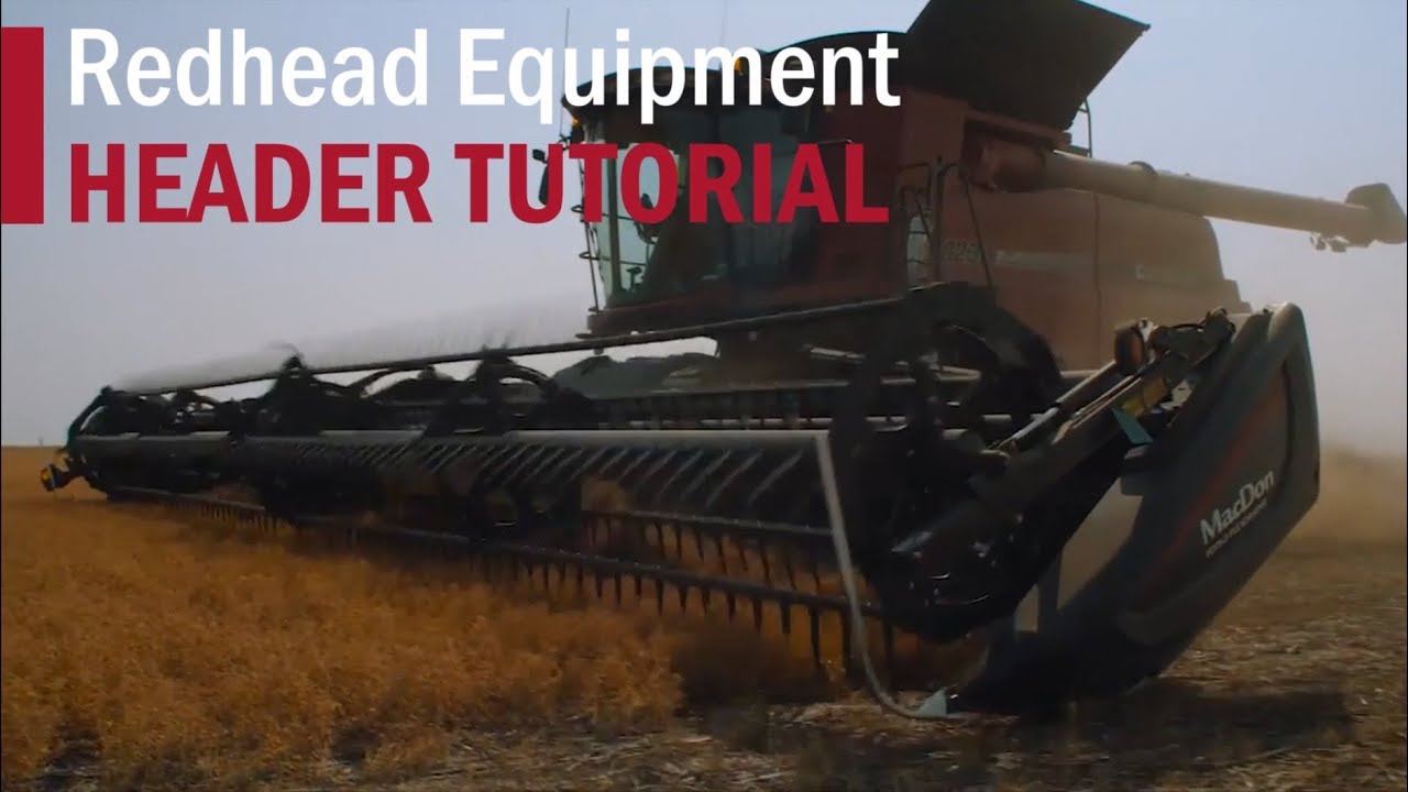 MacDon Header Walk-Through