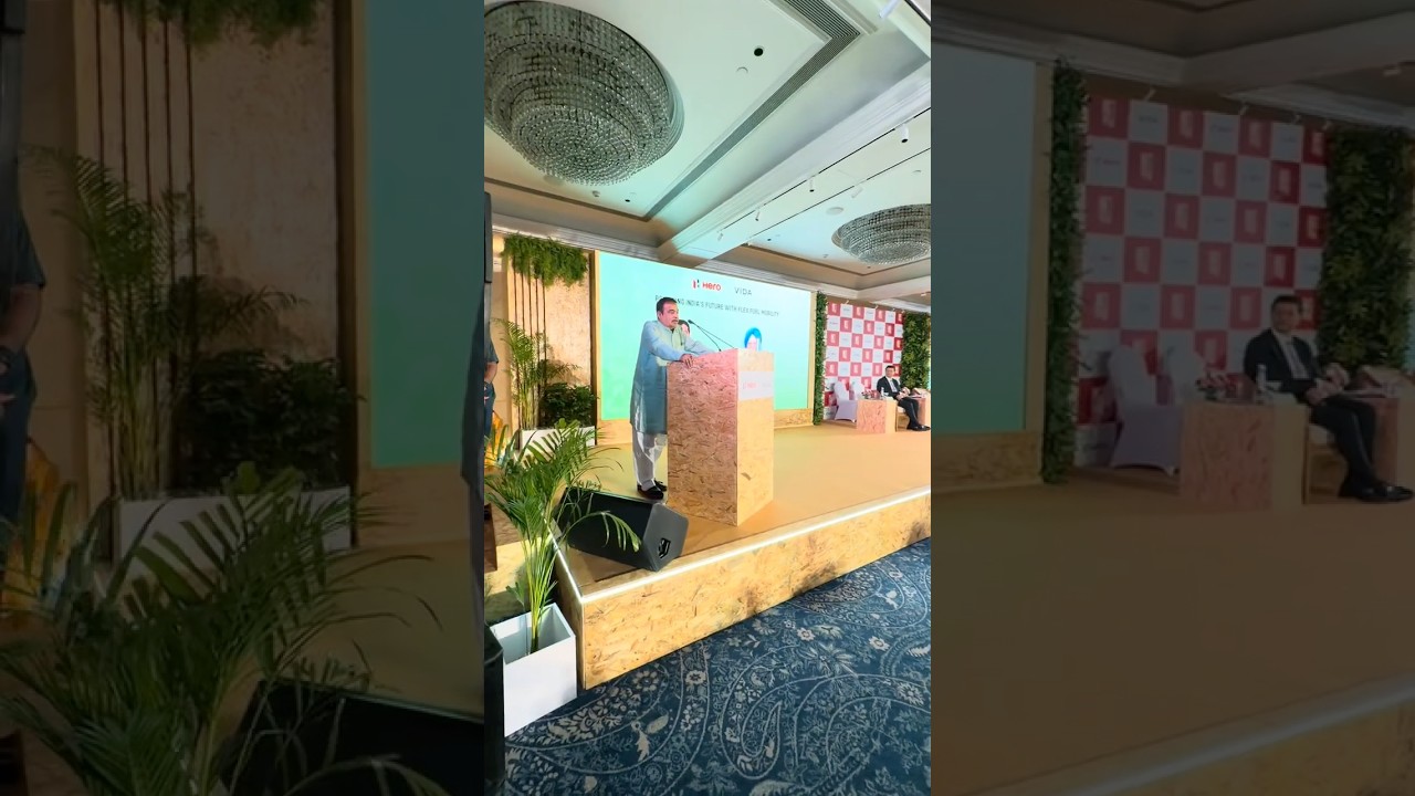 📍New Delhi | Launch of Hero MotoCorp&rsquo;s first flex-fuel motorcycles | Nitin Gadkari