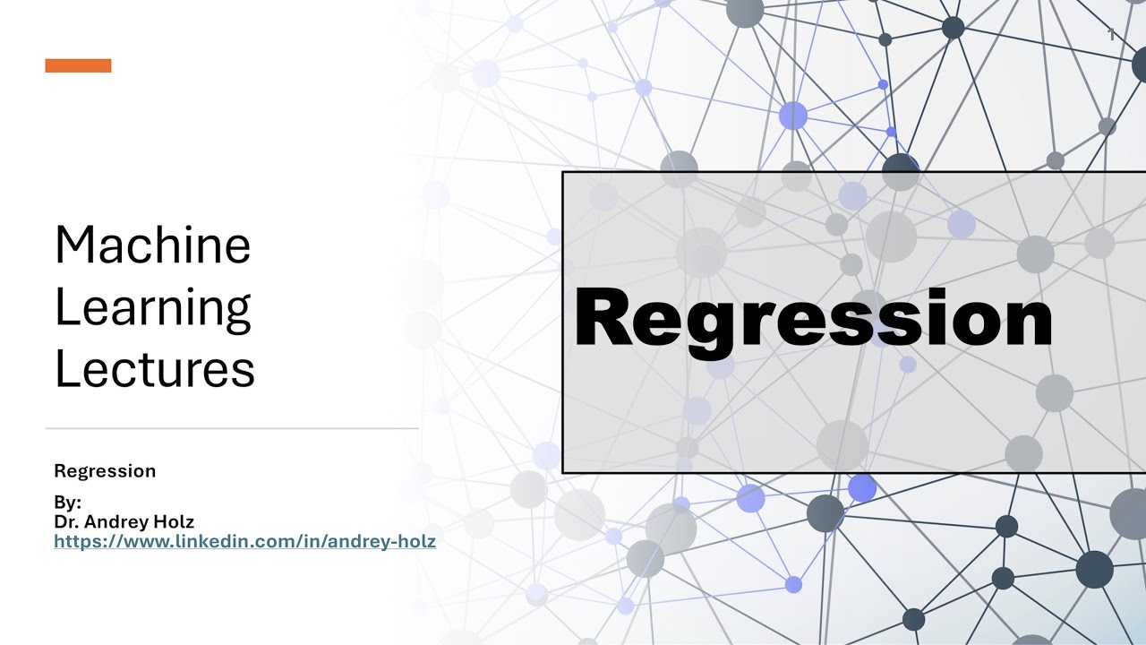 4. Regression in Machine Learning