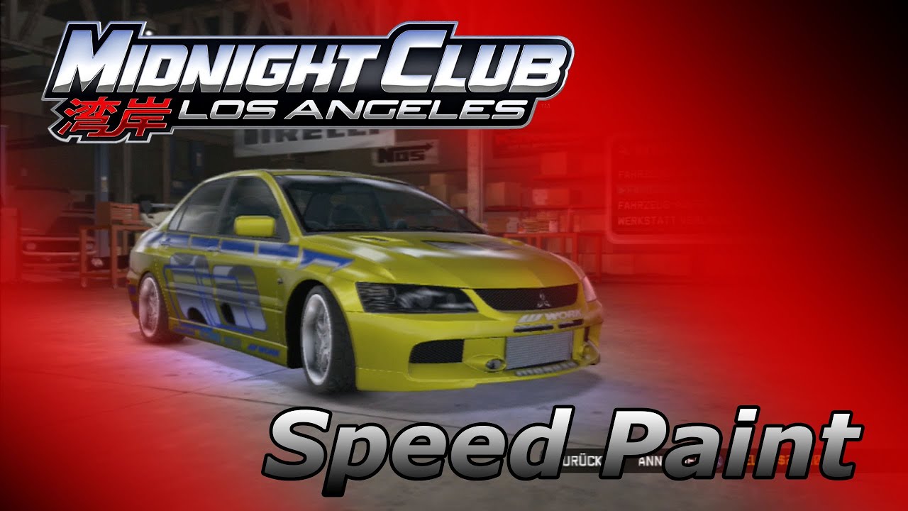 Midnight Club Los Angeles - Mitsubishi EVO Speed Paint