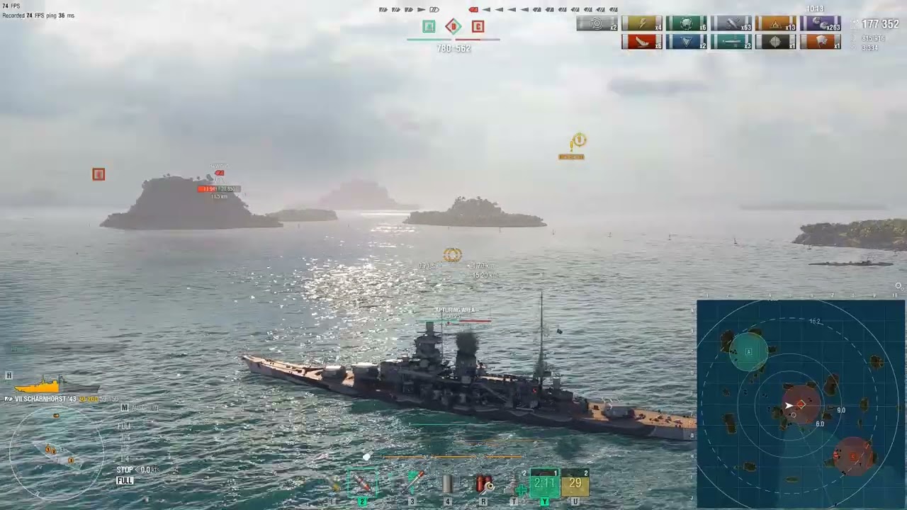 Scharnhorst '43 เรือดีที่ควรมี Asymmetric Battles