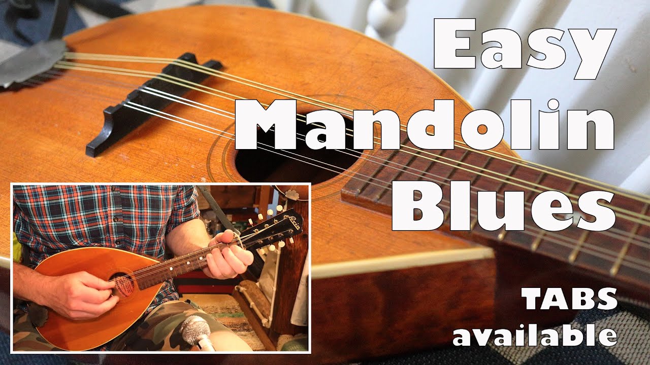 Easy Mandolin Blues in G TABS available