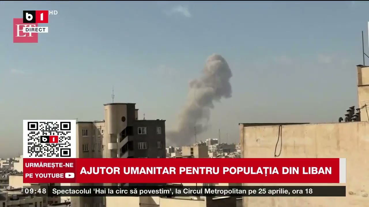 Rom&acirc;nia, sprijin UMANITAR pentru LIBAN_Știri B1TV_15 apr. 2026