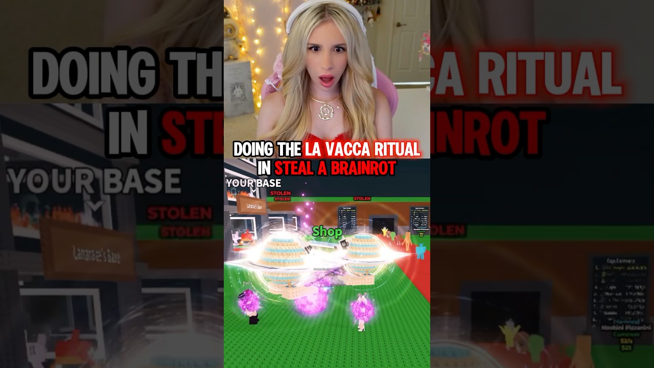 SECRET &ldquo;LA VACCA&rdquo; RITUAL in STEAL A BRAINROT on ROBLOX! 😱