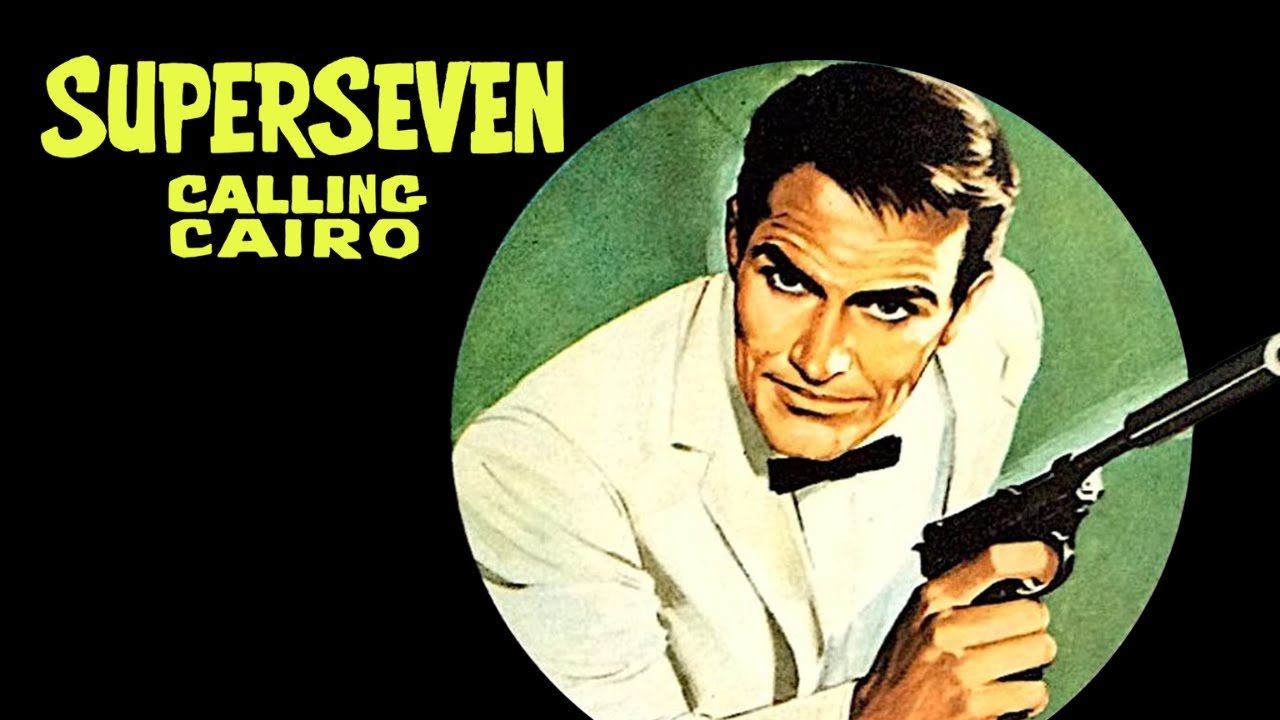 SuperSeven Calling Cairo | Full Movie English | 60s Spy Thriller | Roger Browne