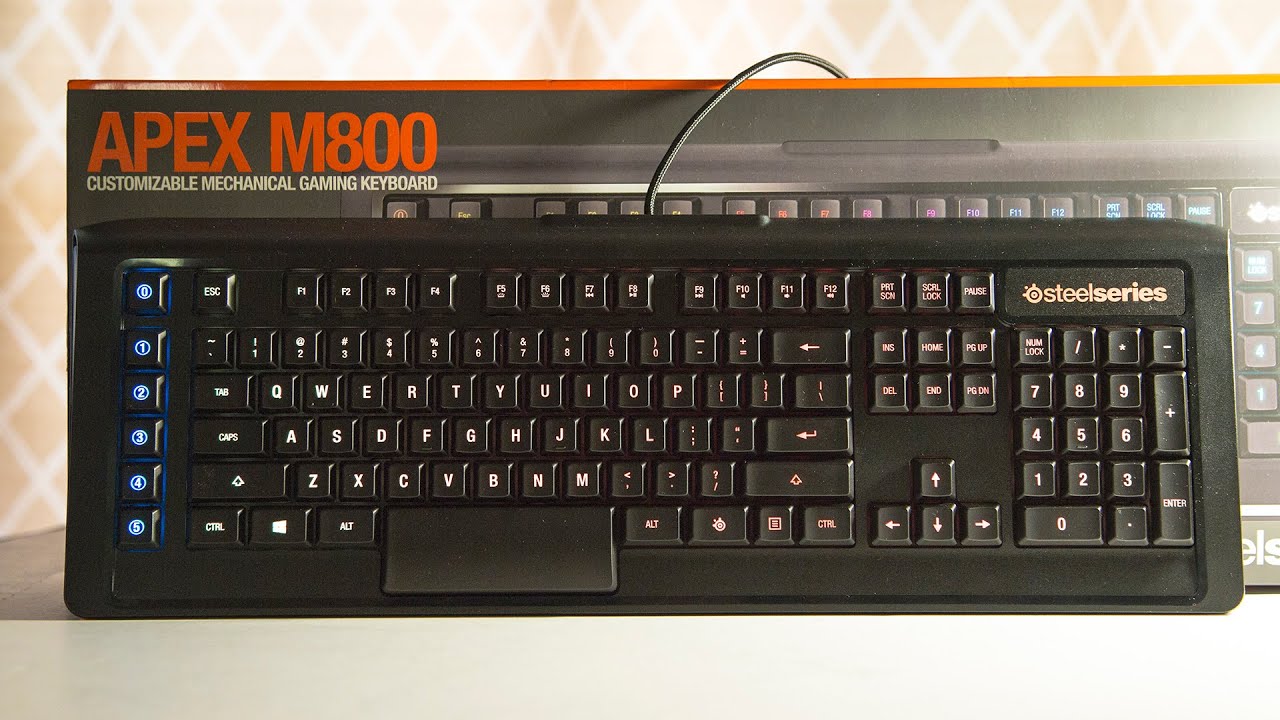 Steelseries APEX M800 Keyboard Review | New QS1 Switch is Awesome!