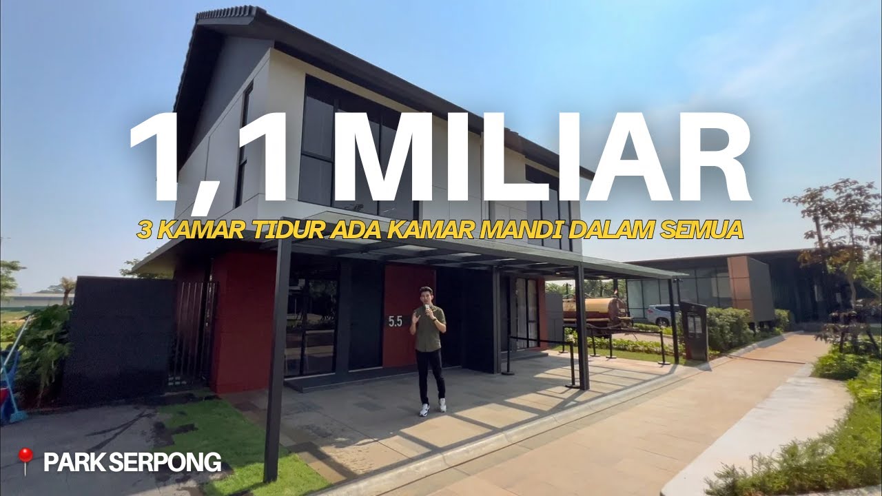 Taman Belakangnya Luas Banget! Park Serpong Cendana Suites, Show Unit 5,5m x 14,5m!
