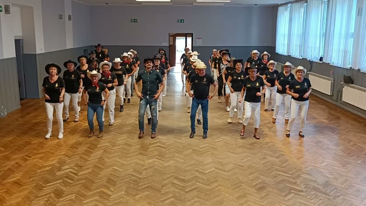 Twist and Shake Line Dance Demo (Music) Taniec Liniowy - Shake Beginner