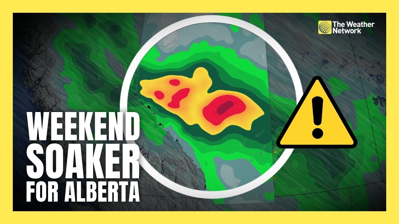 Up to 100 mm of rain forecast for parts of Alberta this weekend | #forecast