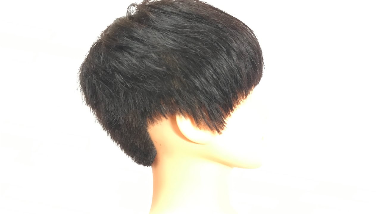 前下がりマッシュの切り方【男女に使える長さ設定】マッシュ前髪の切り方
