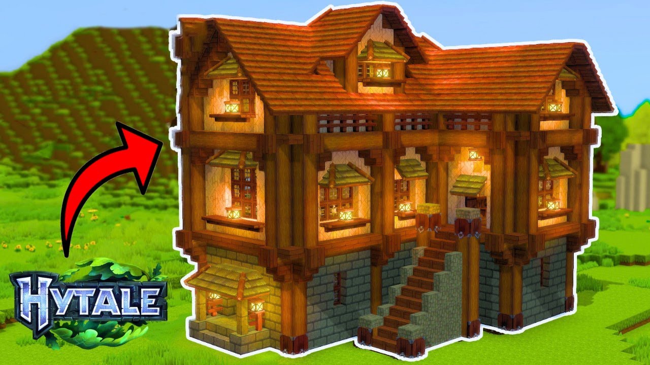 Hytale großes Haus bauen Tutorial - großes Haus bauen in Hytale Tutorial