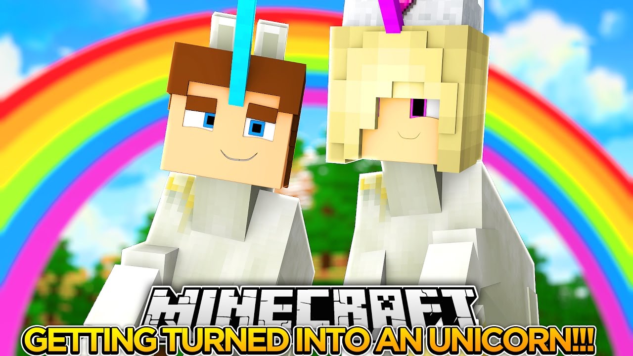 BABY LEAH TURNS INTO AN UNICORN w/ LITTLE DONNY!!!- Baby Leah Minecraft Roleplay!.