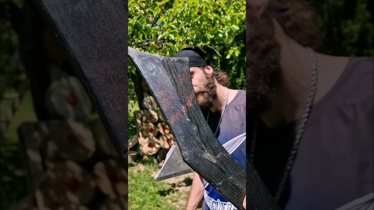 Gunstock War Club #shorts #primitive #weapons