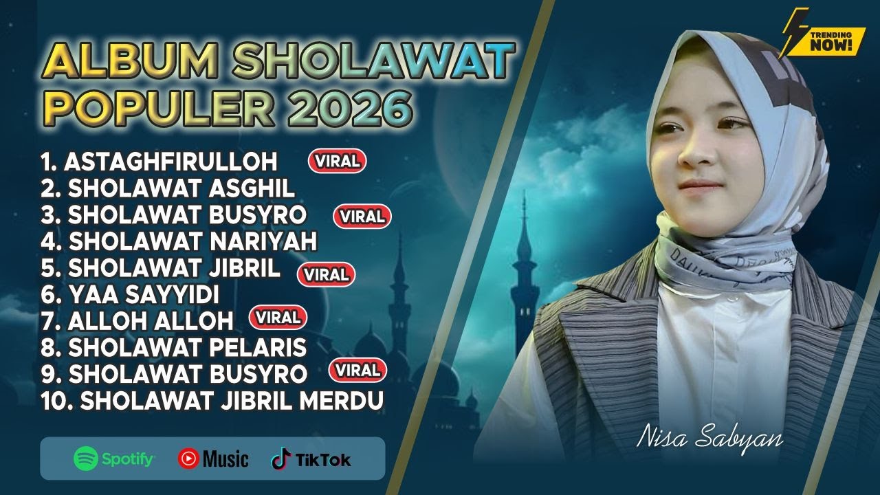 ALBUM SHOLAWAT JIBRIL DZIKIR PAGI & MALAM | PEMBUKA REZEKI 2026