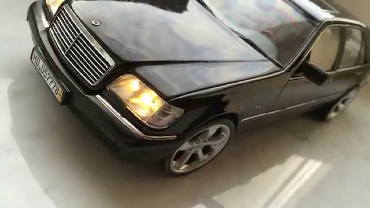 Mercedes-Benz S600 W140 1:18 Norev with new rims & LED lights Diecast model car