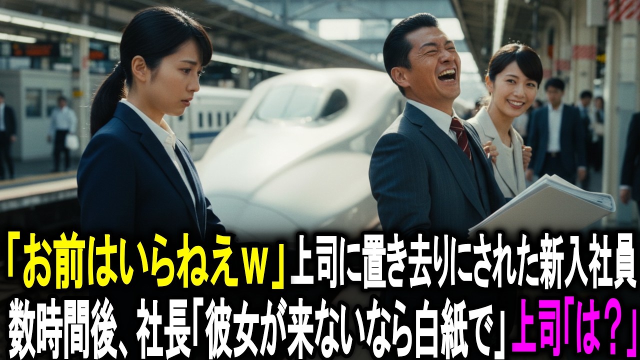 「お前のチケットはいらねぇよなｗ」大事な商談で上司に置き去りにされた新人社員。数時間後、商談先で、社長「彼女が来ないならこの話は無しで」上司「は？」