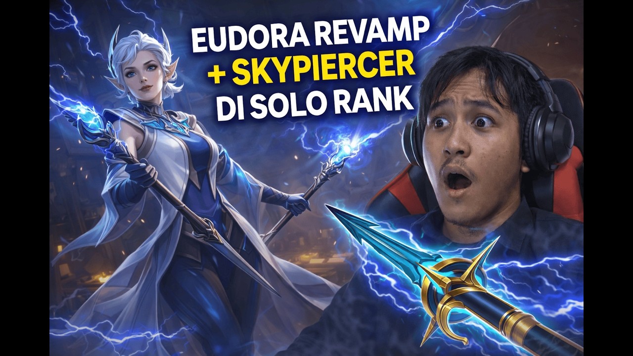 Eudora Revamp Pakai Skypiercer… Damage-nya GILA?! 🤯| Mobile Legends | #games #mlbb #mlbbcreatorcamp