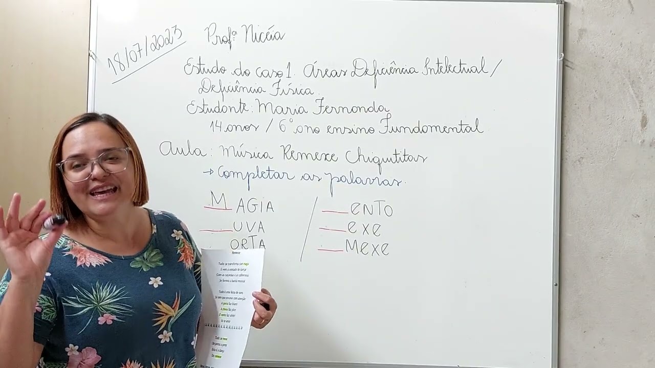 ESTUDO DO CASO 1/Áreas Deficiência Intelectual .