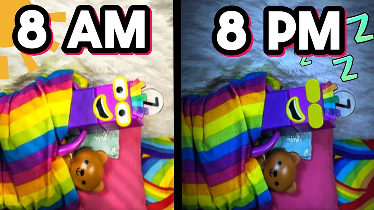 Numberblock семь: день из жизни!