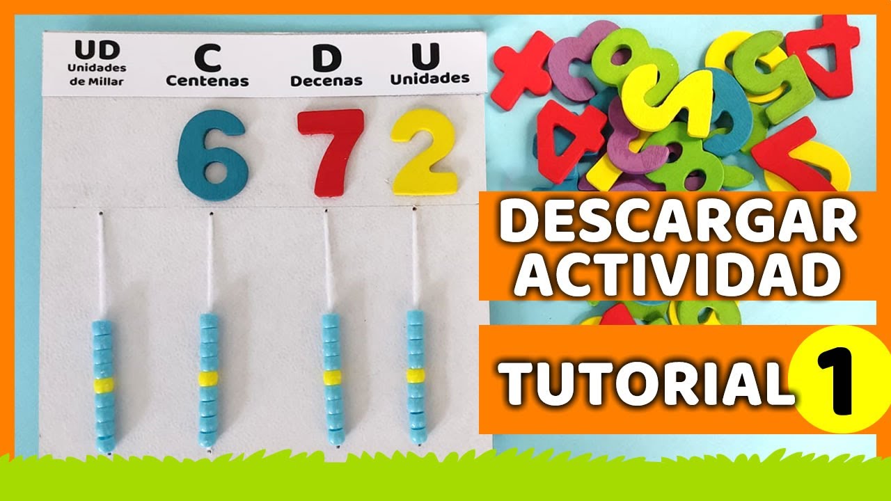 Unidades Decenas Centenas y sumas  con Ábaco cuenta con 9, nuevo método para matemáticas. Maestros 👍