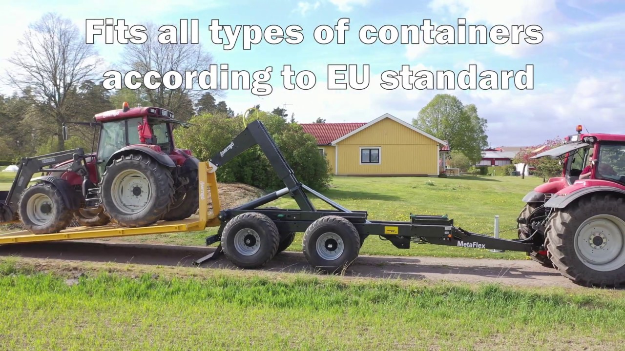 Metsjös Hook lifter MetaFlex - Able to handle extreme payloads