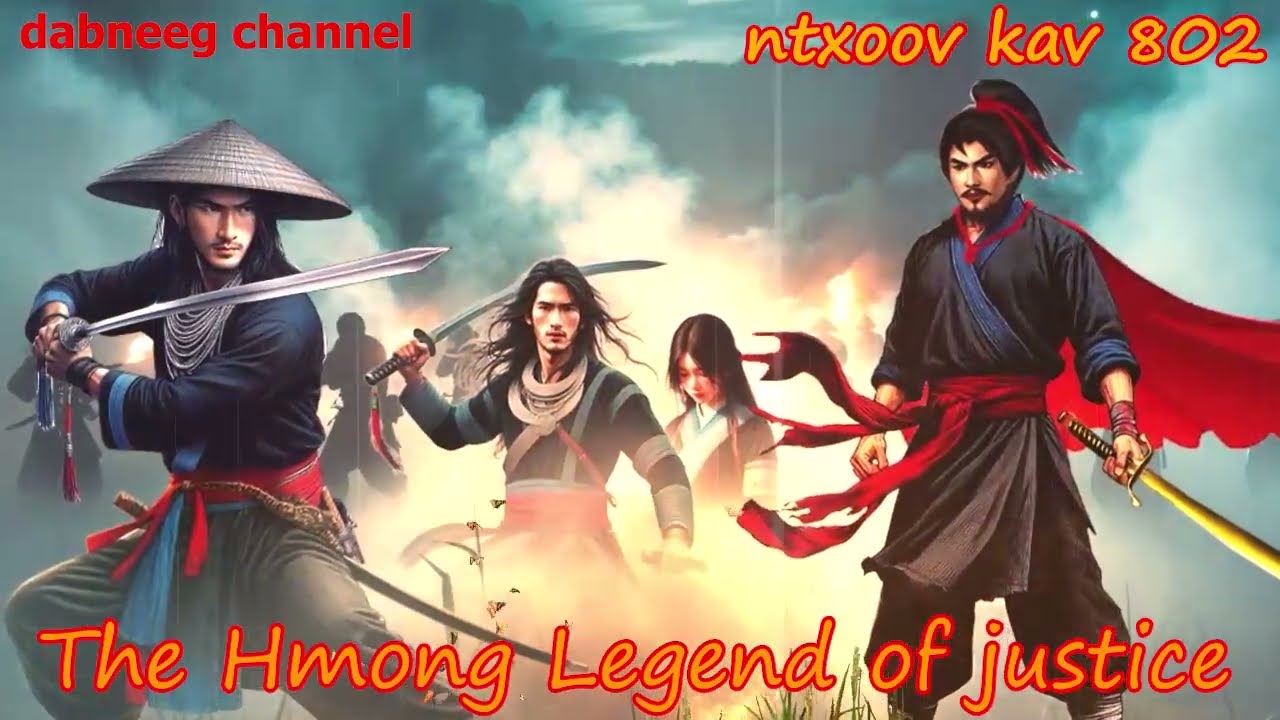 Ntxoov kav The Hmong Legend Part 802 - Pauj Kev Chim - Sword fighter for justice