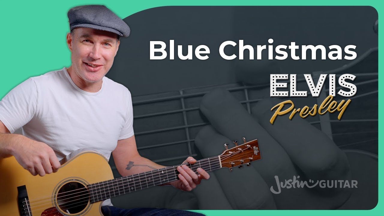 How to play Blue Christmas - Elvis Presley | Guitar Lesson