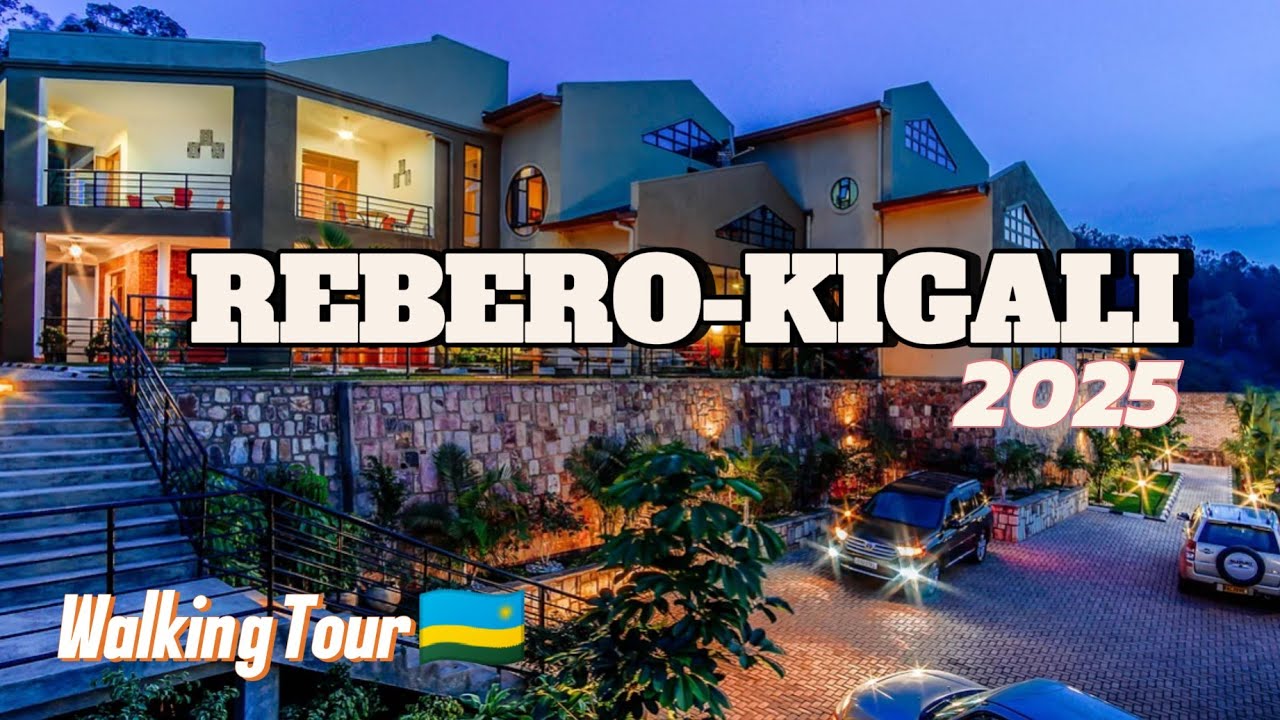 Walking Through Rebero | Kigali's Scenic Hilltop Neighborhood in Stunning 4K🌄, 🚶‍♂️#ep1