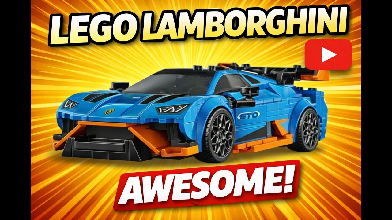 Lego Build Speed Champions Lamborghini