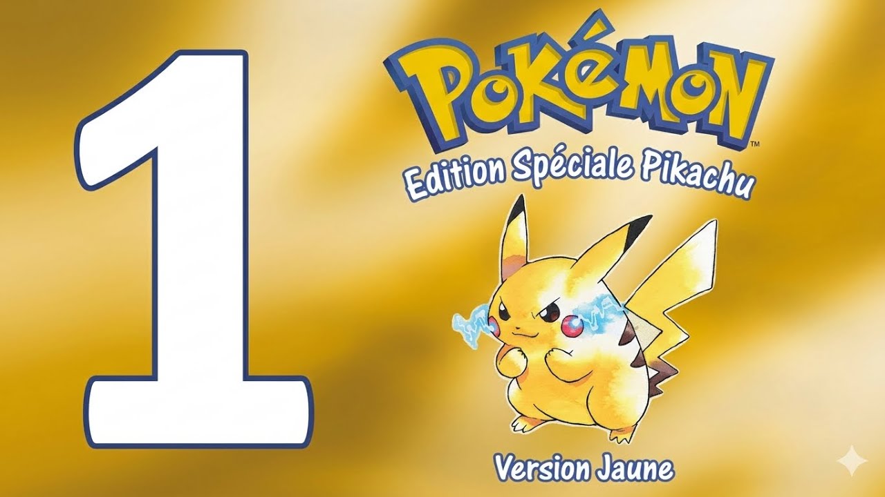 POKÉMON JAUNE #1 - GAMEPLAY FR : LE DÉPART 