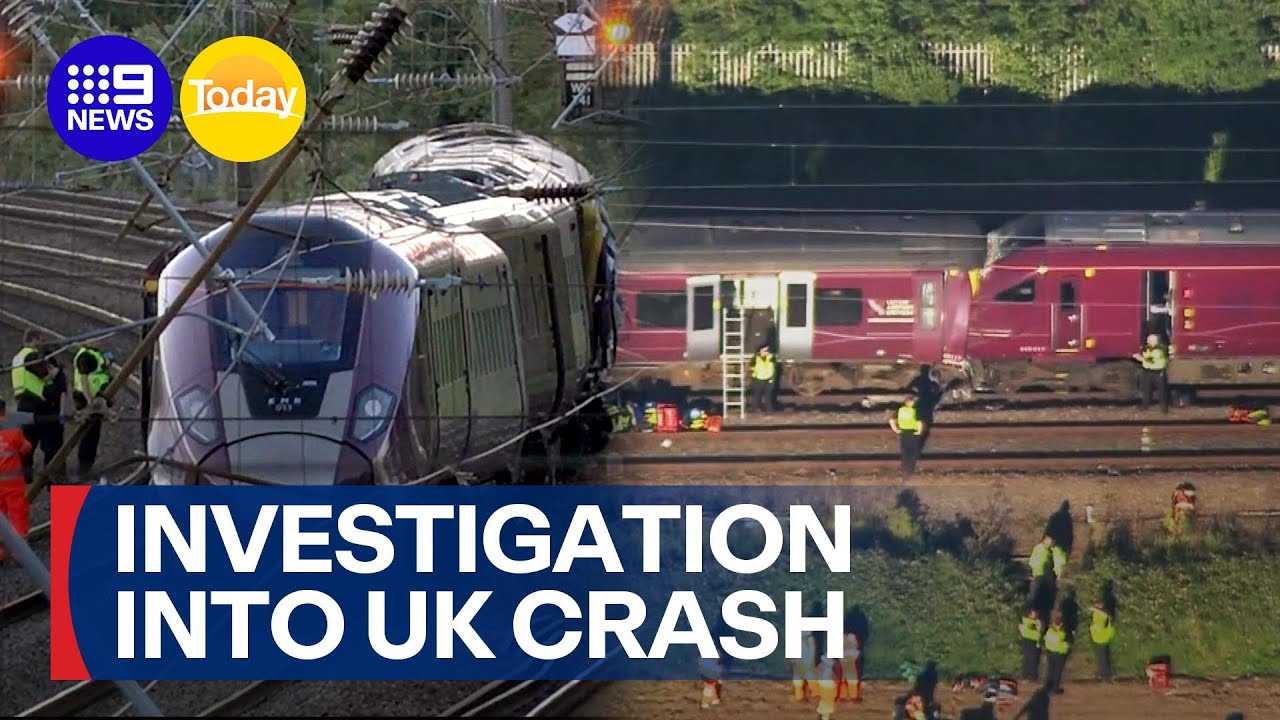 Investigation into deadly UK train crash | 9 News Australia