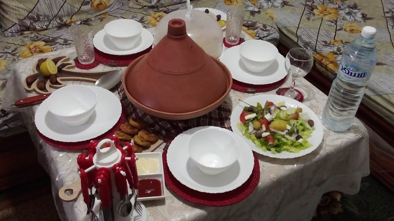 طاولة اليوم السادس من رمضان 🥰  كانت من تحضير سي جلال😋وعطاكم وصفات للمحمر و التحلية#2023
