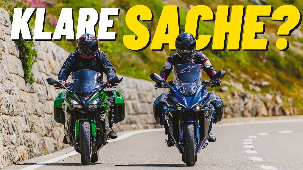 Sporttourer-Test in den Alpen: Kommt die Suzuki mit der neuen Kawasaki mit?