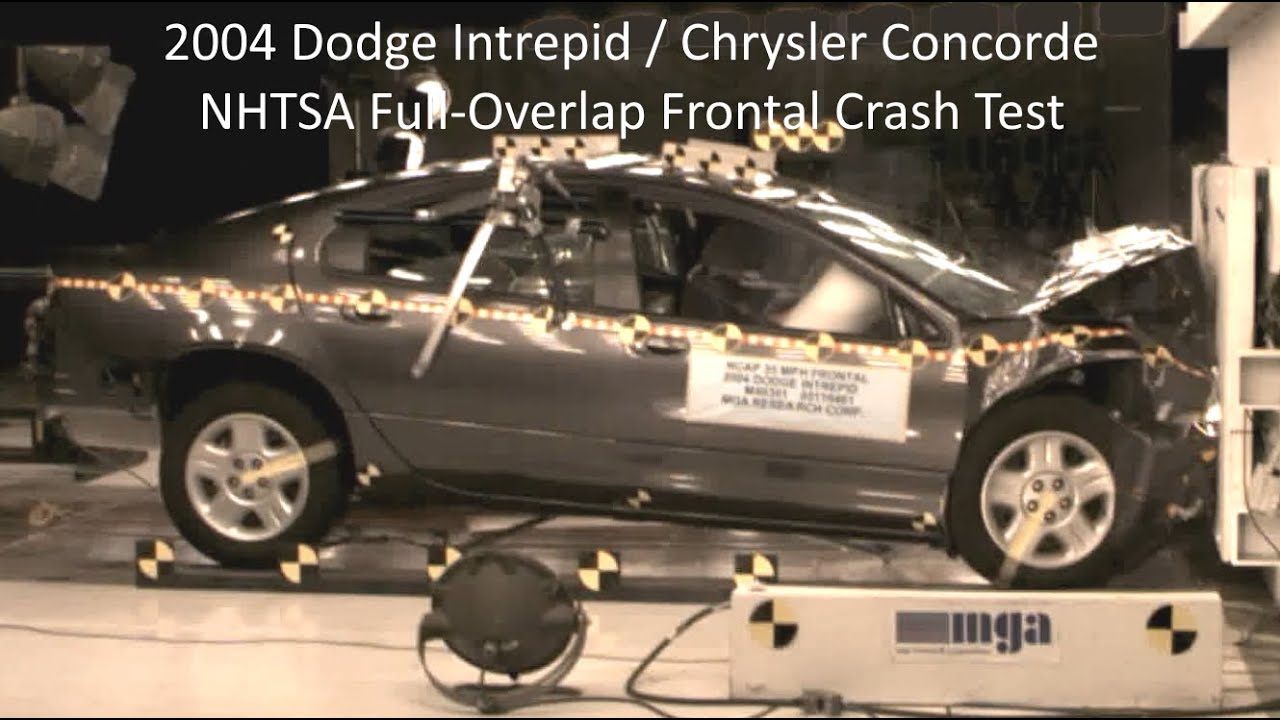 2004 Dodge Intrepid / Chrysler Concord / Chrysler 300M NHTSA Full-Overlap Frontal Crash Test
