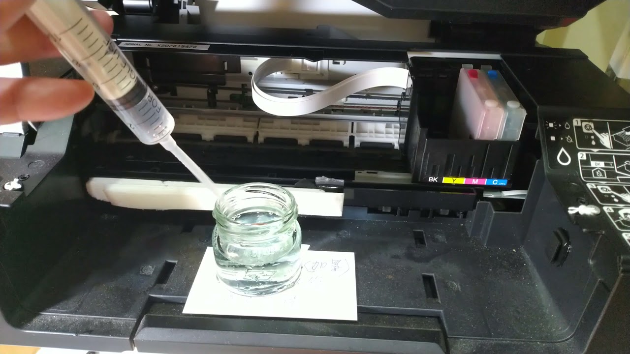 ink jet nozzle cleaning - 噴墨列印機 清潔噴頭- - EPSON xp-245 - clean printer nozzle