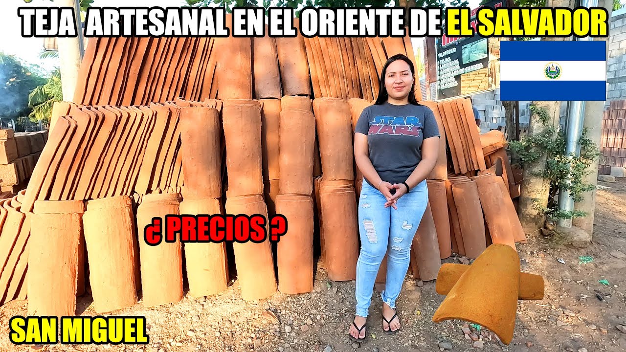PRECIO DE LA TEJA ARTESANAL EN EL SALVADOR 🇸🇻 SON TEJAS GIGANTES 😱