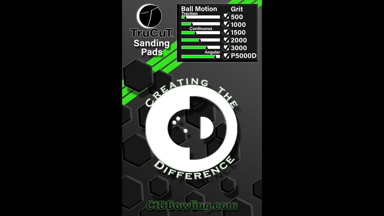 Shining a Bowling Ball With P5000D Sanding Pad vs Step 2 Compound Polish
