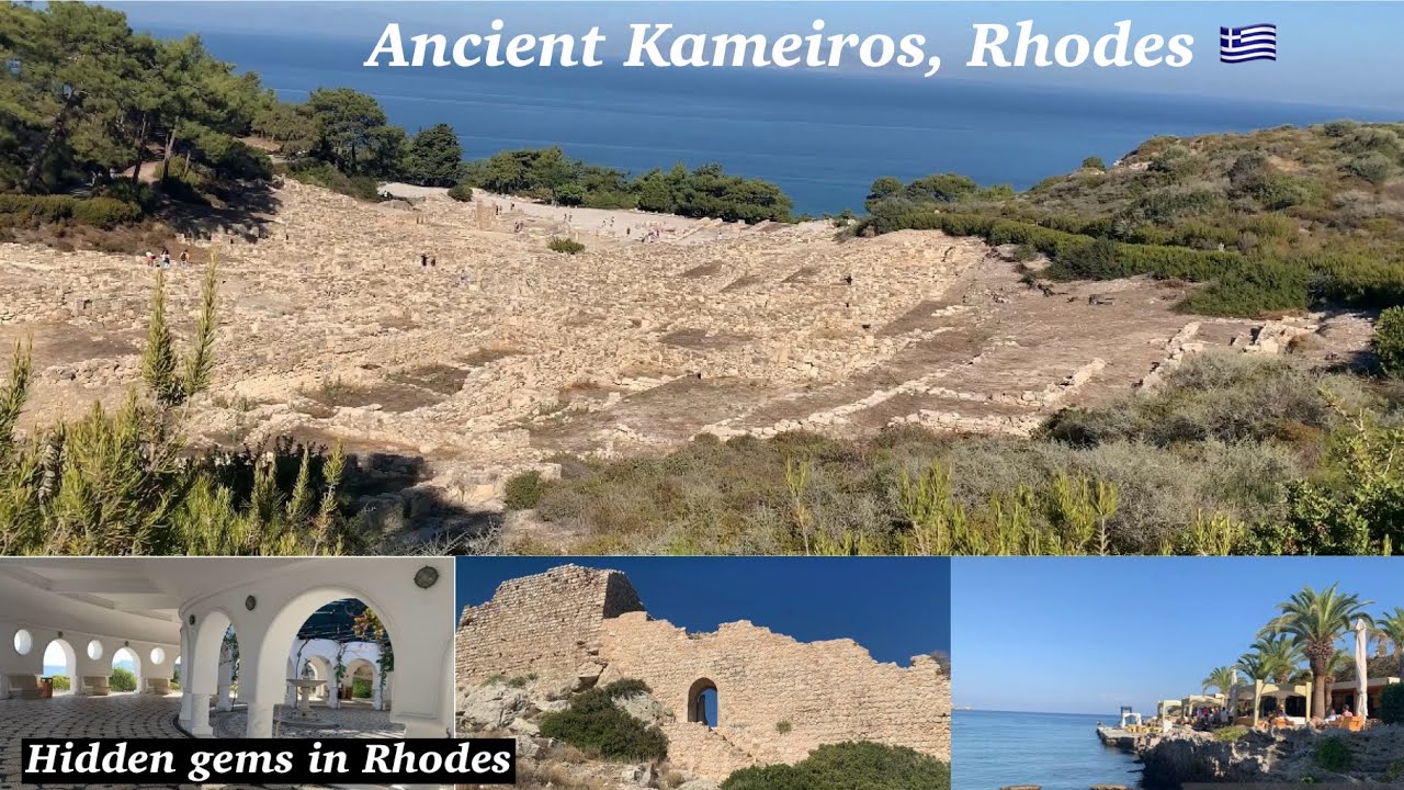 Ancient city of Kameiros, Rhodes | Kritinia castle | Kallithea springs | Greece travel vlog Ep 5
