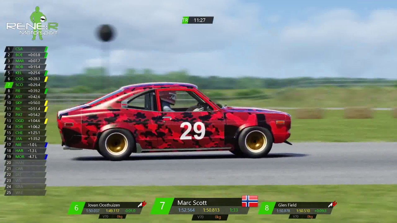 Assetto Corsa Touring Cars Legends @ Silverstone 67 Race 1 - Rene R Motorsport