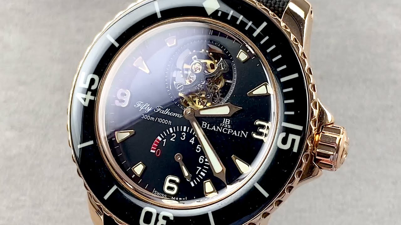 Blancpain Fifty Fathoms Tourbillon 8 Days 5025-3630-52B Blancpain Watch Review