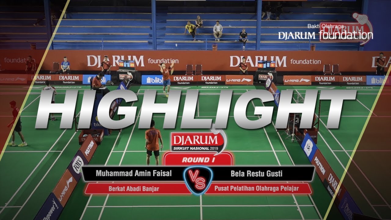 Muhammad Amin Faisal (Berkat Abadi Banjar) VS Bela Restu Gusti (Pusat Pelatihan Olahraga Pelajar)