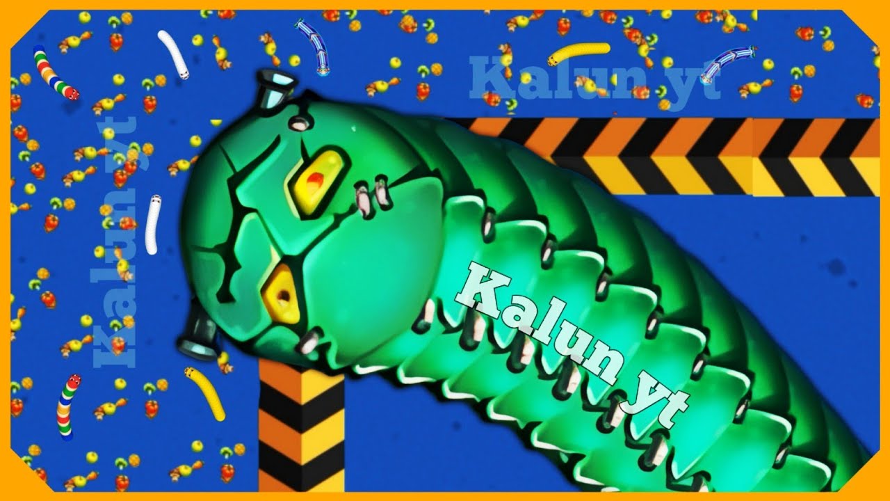 🐍WORMSZONE.IO | Giant Slither Snake Top 01 🏆 | Epic Worms Zone Biggest Snake Gameplay! | Kalun yt