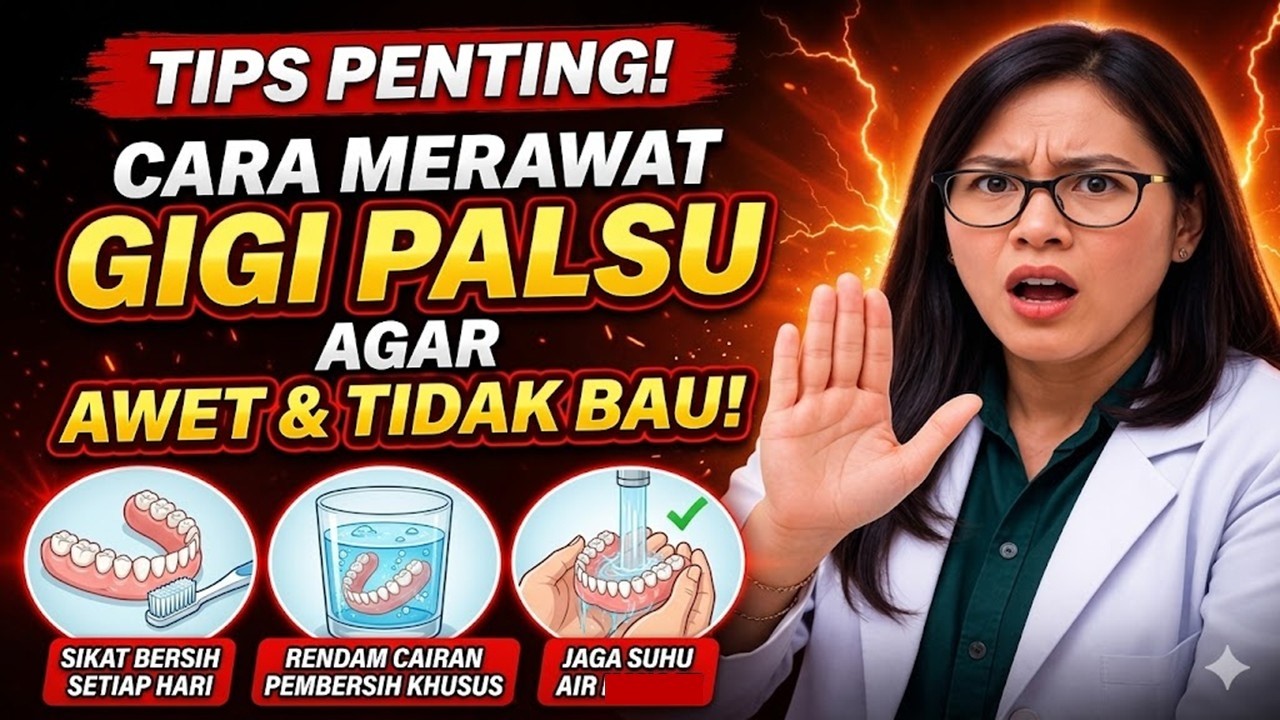 Cara merawat gigi palsu agar awet dan tidak bau (gigi palsu permanen dan gigi palsu lepasan)