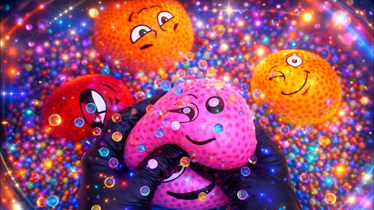 Orbeez Balloons vs Scissors | Epic Explosions #orbeez #asmr #experiment 