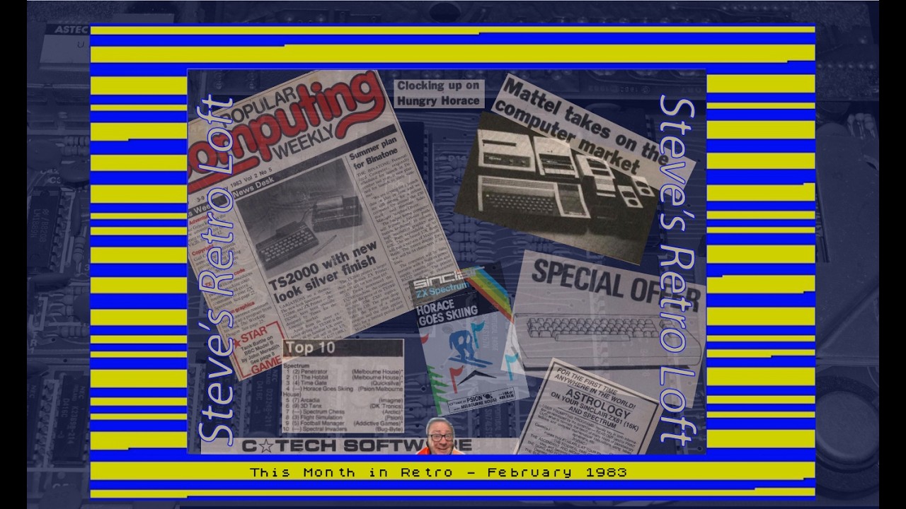 This month in Retro -  news from February 1983 + Horace Goes Skiing -  ZX Spectrum.