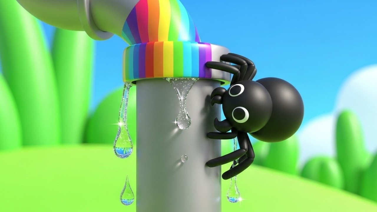 Incy Wincy Spider 🕷️ | Classic Nursery Rhyme for Kids | Fun Sing-Along Song