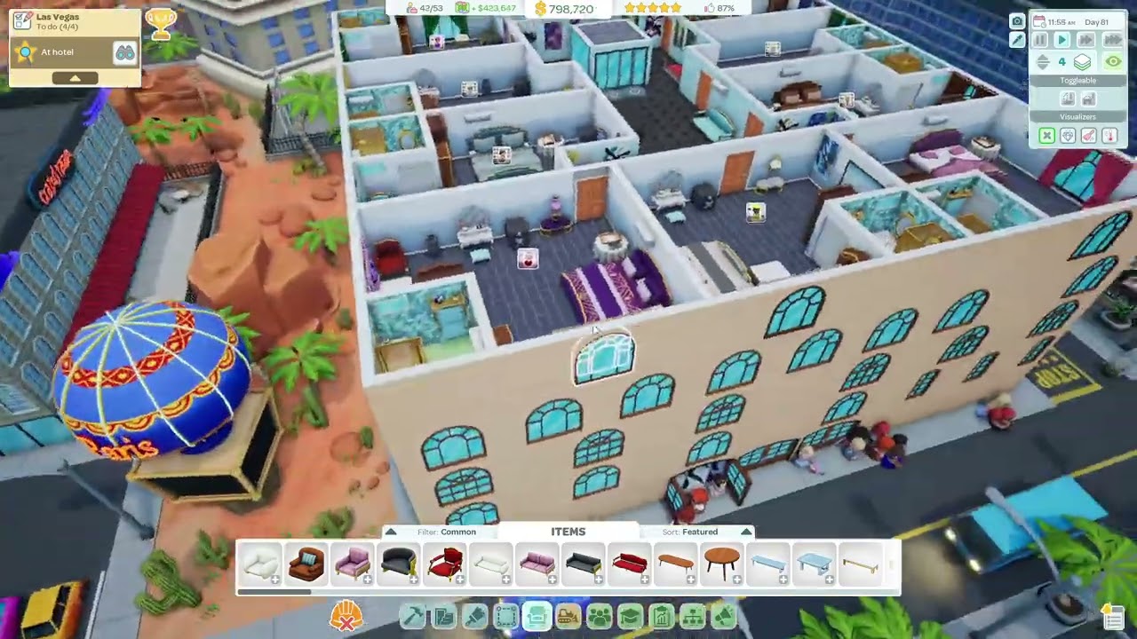 My Las Vegas Hotel in Hotel Architect - The Grand Giloy